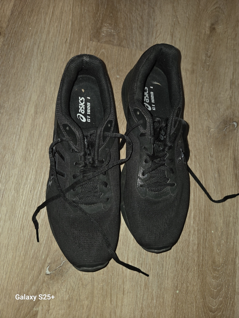 Asics  Black Athletic Training Sneakers